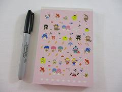 Cute Kawaii Sanrio Characters Tokyo Pixel 4 x 6 Inch Notepad / Memo Pad - Stationery Designer Paper Collectible HTF