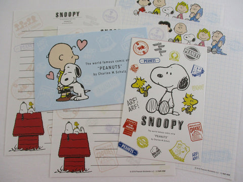 Peanuts Snoopy Letter Sets - C - Stationery Writing Paper Envelope