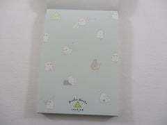 Cute Kawaii Q-Lia Ghost theme 4 x 6 Inch Notepad / Memo Pad - Stationery Designer Paper Collection