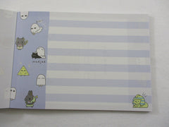 Cute Kawaii Q-Lia Ghost theme 4 x 6 Inch Notepad / Memo Pad - Stationery Designer Paper Collection