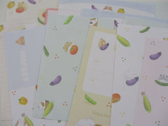 Cute Kawaii Crux Hamster Veggie Pet Vegetable Fruit Letter Sets - Stationery Writing Paper Envelope Penpal