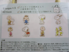 Cute Kawaii Peanuts Snoopy Flake Sticker Sack 2020 - Collectible