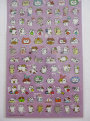 Cute Kawaii Mind Wave Cat Activities Funny and Naughty Sticker Sheet - for Journal Planner Craft