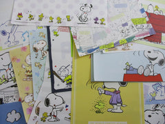 Cute Kawaii Peanuts Snoopy Paper Memo Note Set Stationery