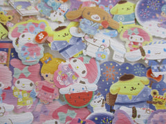 Cute Kawaii Sanrio Characters My Melody Little Twin Stars Cinnamoroll Purin Flake Sack Stickers - 40 pcs