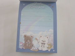 Cute Kawaii Q-Lia Bear Love Corazon Girl Mini Notepad / Memo Pad - Stationery Designer Paper Collection