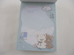 Cute Kawaii Q-Lia Bear Love Corazon Girl Mini Notepad / Memo Pad - Stationery Designer Paper Collection