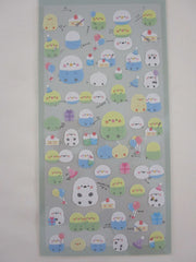 Cute Kawaii Crux Fuwatto Time Series Sticker Sheet - Bird Fuwa Piyo - for Journal Planner Craft