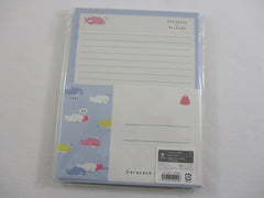Cute Kawaii  Q-Lia Sharks Letter Set Pack - Stationery Writing Paper Penpal Collectible