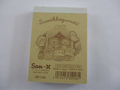 Cute Kawaii San-X Sumikko Gurashi Ghost Halloween Mini Notepad / Memo Pad - A - Stationery Writing Message