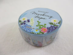 Cute Kawaii MW Flowers Bouquet Washi / Masking Deco Tape - C - Blue - for Scrapbooking Journal Planner Craft Nature Wedding Beautiful