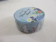 Cute Kawaii MW Flowers Bouquet Washi / Masking Deco Tape - C - Blue - for Scrapbooking Journal Planner Craft Nature Wedding Beautiful