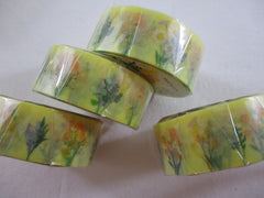 Cute Kawaii MW Flowers Bouquet Washi / Masking Deco Tape - F - Yellow - for Scrapbooking Journal Planner Craft Nature Wedding Beautiful
