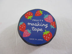 Cute Kawaii MW Washi / Masking Deco Tape - Fruity Strawberry - for Scrapbooking Journal Planner Craft
