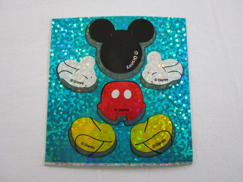 Sandylion Mickey Mouse Glitter Sticker Sheet / Module - Vintage & Collectible - B - Scrapbooking