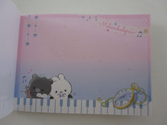 Cute Kawaii Q-lia Rabbit Bear Night Stars Melancholyric D Mini Notepad / Memo Pad - Stationery Designer Writing Paper Collection