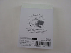 Cute Kawaii Q-lia Rabbit Bear Night Stars Melancholyric D Mini Notepad / Memo Pad - Stationery Designer Writing Paper Collection