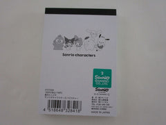 Cute Kawaii Sanrio Characters Cinnamoroll My Melody Kuromi Pochacco Purin Mini Notepad / Memo Pad Kamio - Stationery Designer Paper Collection