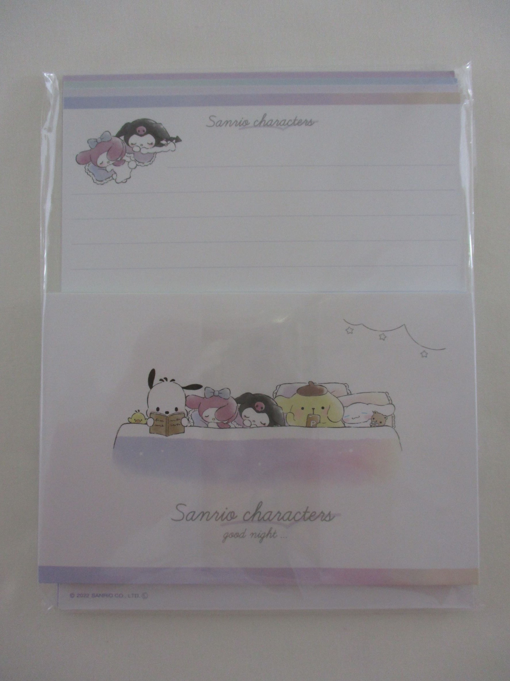 Sanrio Characters Letter Set - Kuromi & My Melody