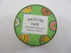 Cute Kawaii World Craft Washi / Masking Deco Tape - Food Donburi Ramen Rice Bowl - for Scrapbooking Journal Planner Craft