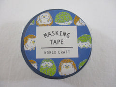 Cute Kawaii World Craft Washi / Masking Deco Tape - Hedgehog - for Scrapbooking Journal Planner Craft