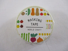 Cute Kawaii World Craft Washi / Masking Deco Tape - Healthy Vegetables - for Scrapbooking Journal Planner Craft