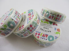 Cute Kawaii World Craft Washi / Masking Deco Tape - Fresh Fruits - for Scrapbooking Journal Planner Craft