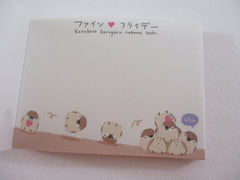 Cute Kawaii Q-lia Strawberry not so angry Birds Mini Notepad / Memo Pad - Stationery Designer Writing Paper Collection