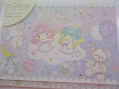 Cute Kawaii Miki Takei Little Twin Stars Letter Set Pack - Stationery Writing Paper Penpal Collectible