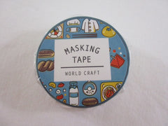 Cute Kawaii World Craft Washi / Masking Deco Tape - Ready for School Study College B - for Scrapbooking Journal Planner Craft