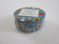 Cute Kawaii World Craft Washi / Masking Deco Tape - Ready for School Study College B - for Scrapbooking Journal Planner Craft