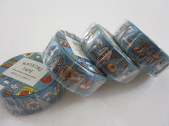 Cute Kawaii World Craft Washi / Masking Deco Tape - Ready for School Study College B - for Scrapbooking Journal Planner Craft