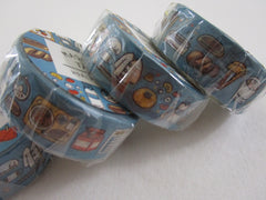 Cute Kawaii World Craft Washi / Masking Deco Tape - Ready for School Study College B - for Scrapbooking Journal Planner Craft