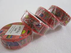Cute Kawaii World Craft Washi / Masking Deco Tape - Ready for School Study College C - for Scrapbooking Journal Planner Craft