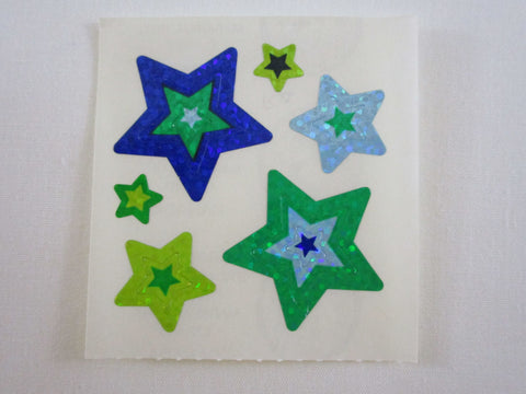 Sandylion Stars Glitter Sticker Sheet / Module - Vintage & Collectible