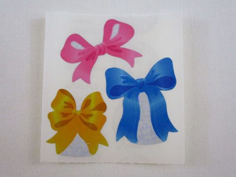 Sandylion Ribbon Glitter Sticker Sheet / Module - Vintage & Collectible