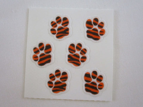 Sandylion Paws Fuzzy Sticker Sheet / Module - Vintage & Collectible