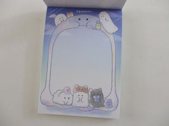 Cute Kawaii Crux Ghost nakamatachi B Mini Notepad / Memo Pad - Stationery Designer Paper Collection