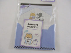 Cute Kawaii Kamio Dog and Penguin MINI Letter Set Pack - Stationery Writing Note Paper Envelope