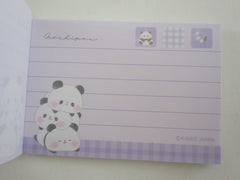 Cute Kawaii Kamio Mochi Pan Panda Mini Notepad / Memo Pad - Stationery Design Writing Collection
