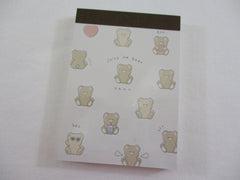Cute Kawaii Kamio Bear Juicy Drink Tapioca Bubble Tea Mini Notepad / Memo Pad - Stationery Designer Paper Collection Gift