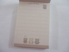 Cute Kawaii Kamio Bear Juicy Drink Tapioca Bubble Tea Mini Notepad / Memo Pad - Stationery Designer Paper Collection Gift