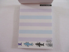 Cute Kawaii Crux OMG Little Sharks Mini Notepad / Memo Pad - Stationery Designer Writing Paper Collection
