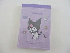Cute Kawaii Sanrio Kuromi Mini Notepad / Memo Pad Kamio - Stationery Designer Paper Collection