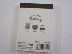 Cute Kawaii Crux Fuwa Happy Love Cherry Bear Mini Notepad / Memo Pad - Stationery Designer Paper Collection