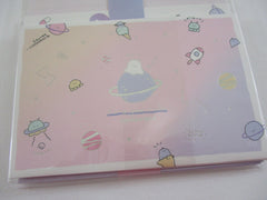 Cute Kawaii Q-Lia Alien Space Cosmo World Stars Letter Set Pack - Stationery Writing Paper Penpal Collectible