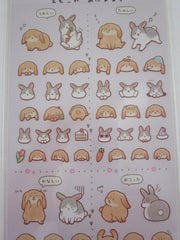 Cute Kawaii Crux Rabbit Sticker Sheet - for Journal Planner Craft