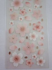 Cute Kawaii Clothes-pin Beautiful Sakura Cherry Blossom Flowers Sticker Sheet - for Journal Planner Craft Organizer Calendar