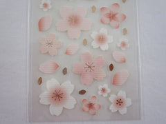 Cute Kawaii Clothes-pin Beautiful Sakura Cherry Blossom Flowers Sticker Sheet - for Journal Planner Craft Organizer Calendar