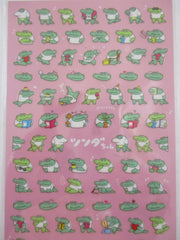 Cute Kawaii Mind Wave Crocs Crocodile Busy Days Sports Sticker Sheet - for Journal Planner Organizer Craft